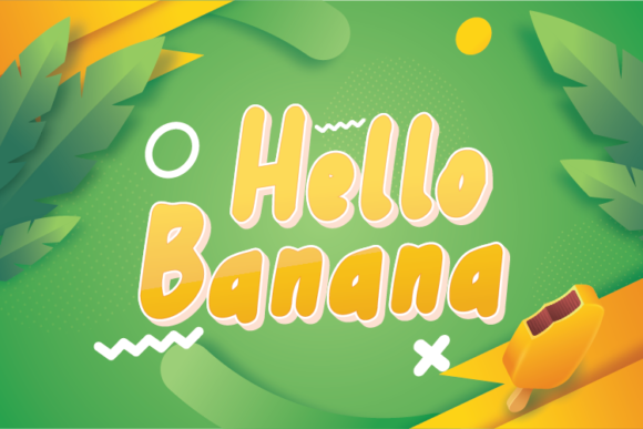 Hello Banana Font - Featured Image
