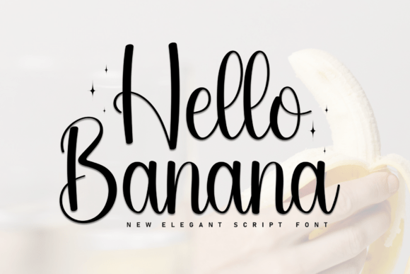Hello Banana Font - Featured Image