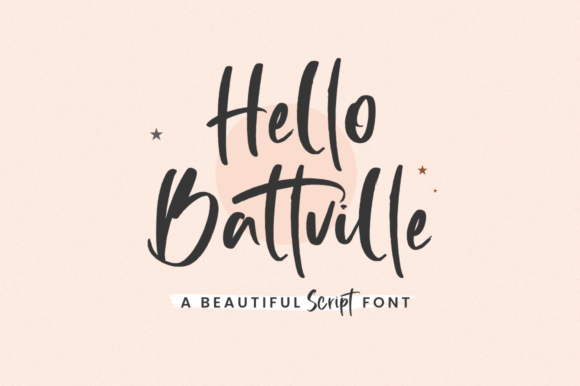 Hello Battville Font - Featured Image