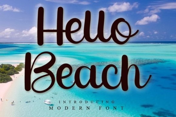 Hello Beach Font - Featured Image