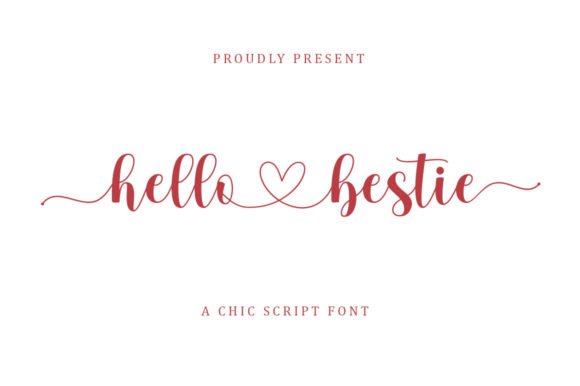 Hello Bestie Font - Featured Image