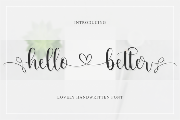 Hello Better Font - Featured Image
