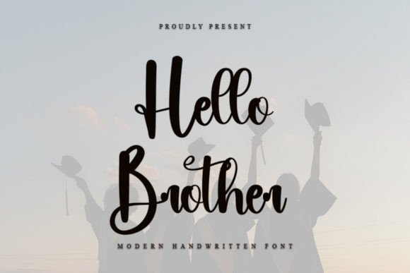 Hello Brother Font - Featured Image
