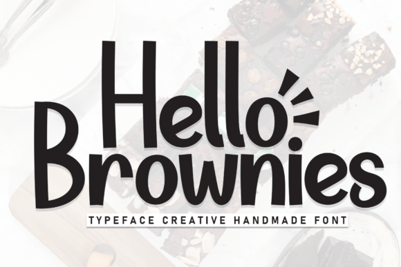 Hello Brownies Font - Featured Image