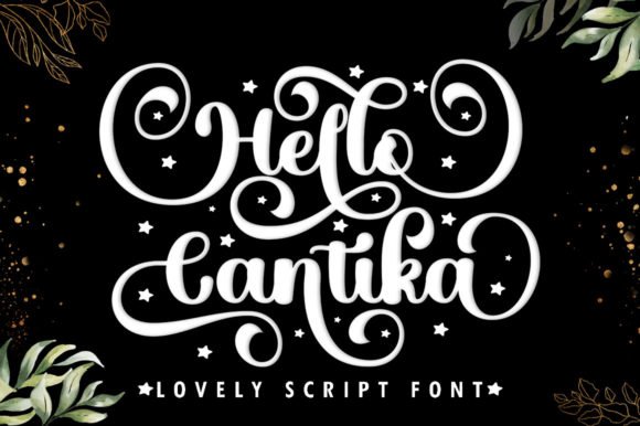 Hello Cantika Script Font - Featured Image