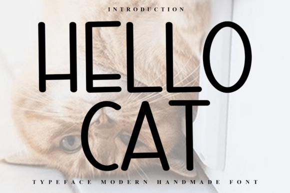 Hello Cat Font - Featured Image