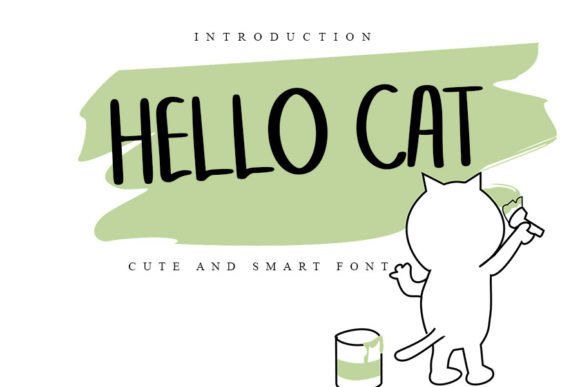 Hello Cat Font - Featured Image