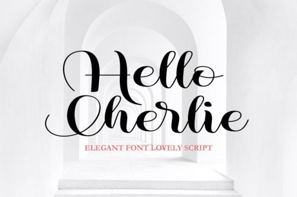 Hello Cherlie Font - Featured Image