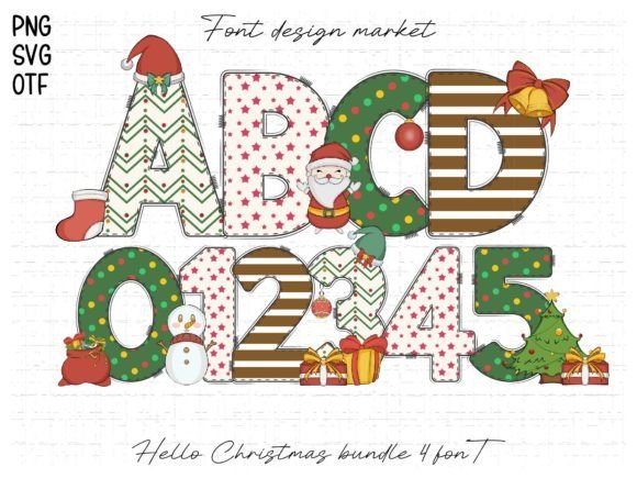 Hello Christmas Font - Featured Image