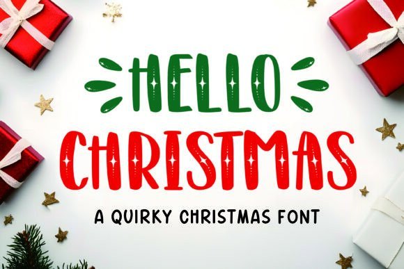 Hello Christmas Font - Featured Image