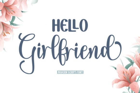 Hello Girlfriend Font - Featured Image
