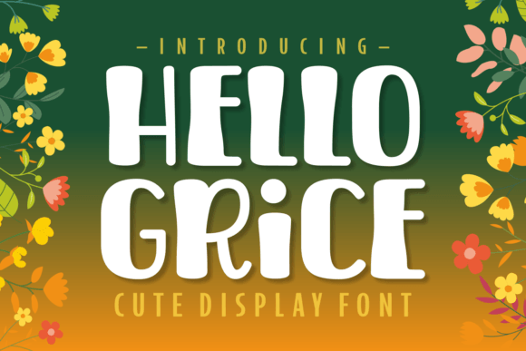 Hello Grice Font - Featured Image