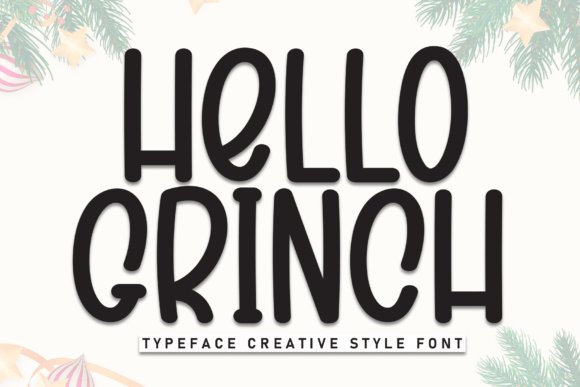 Hello Grinch Font - Featured Image
