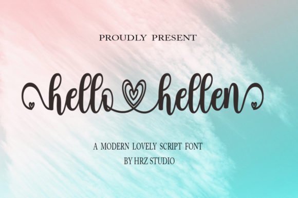 Hello Hellen Font - Featured Image
