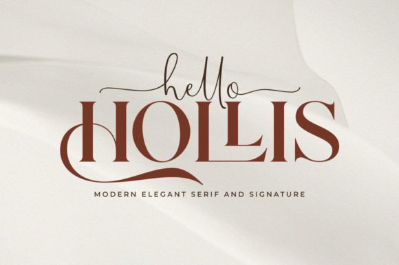 Hello Hollis Font - Featured Image