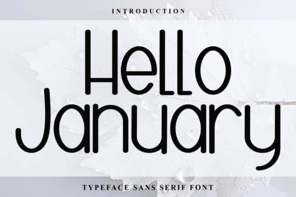 Hello January Font - Featured Image