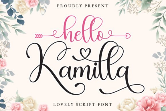 Hello Kamilla Font - Featured Image