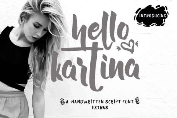 Hello Kartina Font - Featured Image