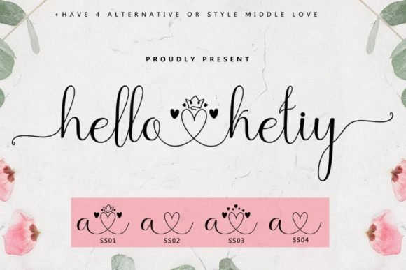 Hello Ketiy Font - Featured Image