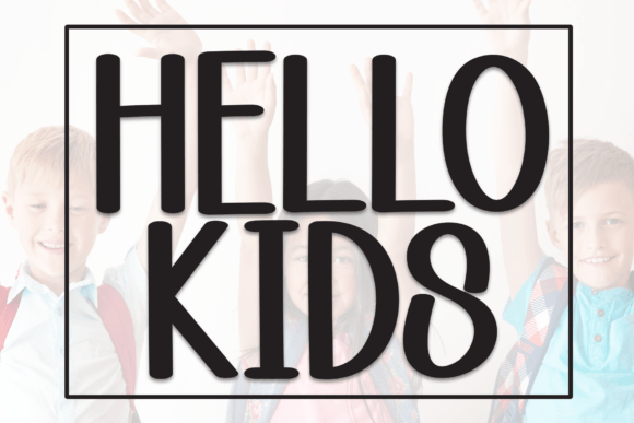 Hello Kids Font - Featured Image