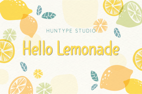 Hello Lemonade Font - Featured Image
