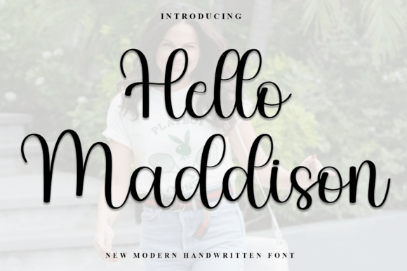 Hello Maddison Font - Featured Image