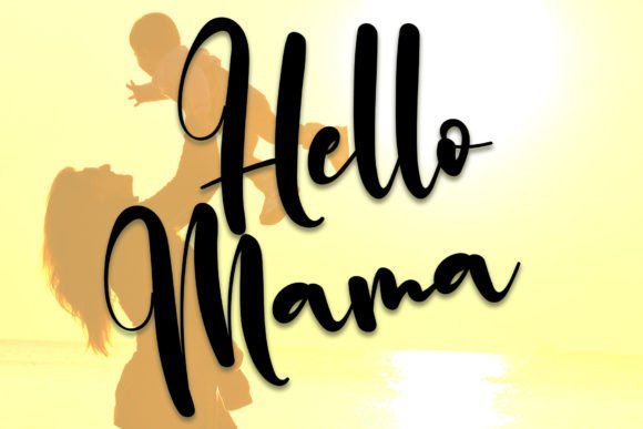 Hello Mama Font - Featured Image
