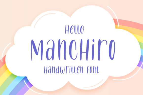Hello Manchiro Font - Featured Image
