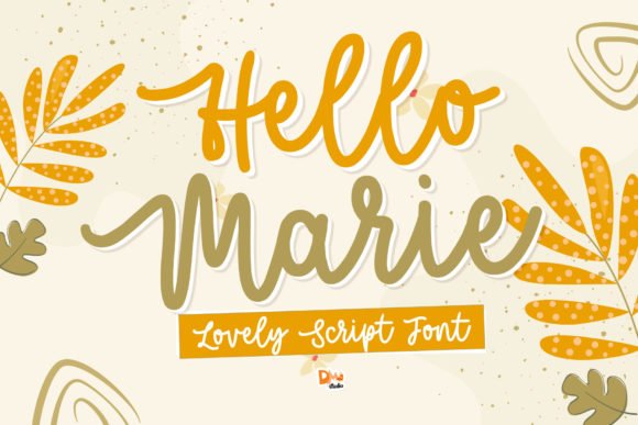 Hello Marie Font - Featured Image