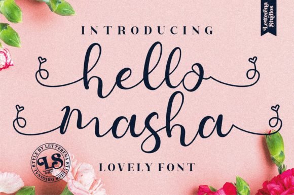 Hello Masha Font - Featured Image