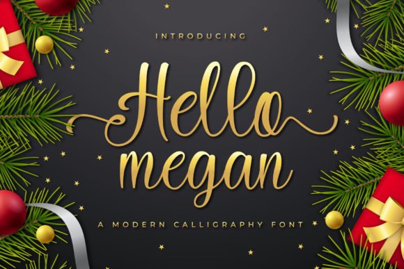 Hello Megan Font - Featured Image