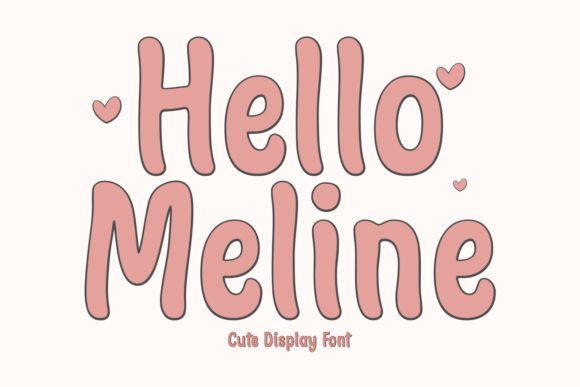 Hello Meline Font - Featured Image