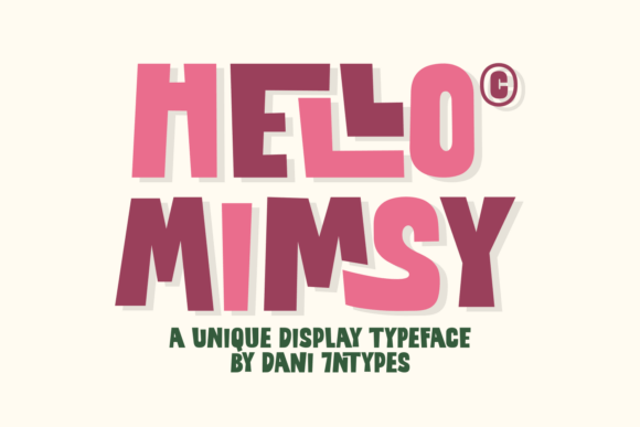 Hello Mimsy Font - Featured Image