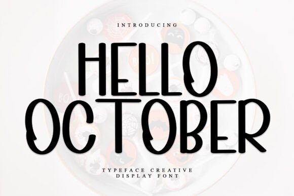 Hello October Font - Featured Image