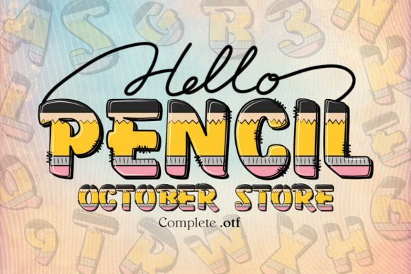 Hello Pencil Font - Featured Image