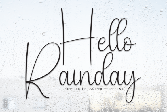 Hello Rainday Font - Featured Image