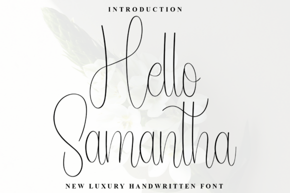 Hello Samantha Font - Featured Image