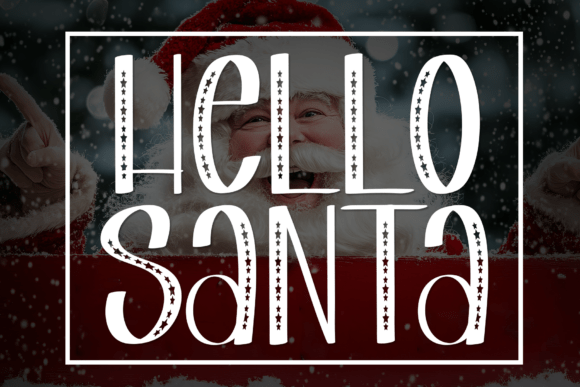 Hello Santa Font - Featured Image