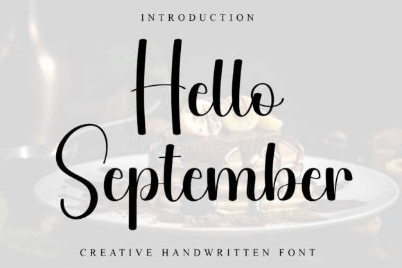 Hello September Font - Featured Image