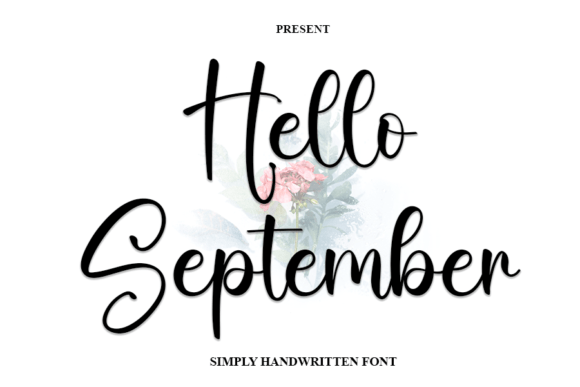 Hello September Font - Featured Image