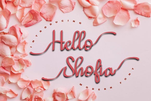 Hello Shofia Font - Featured Image