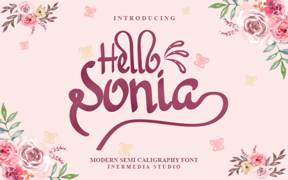 Hello Sonia Font - Featured Image