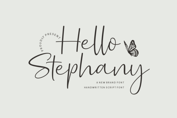 Hello Stephany Font - Featured Image