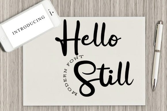 Hello Still Font - Featured Image