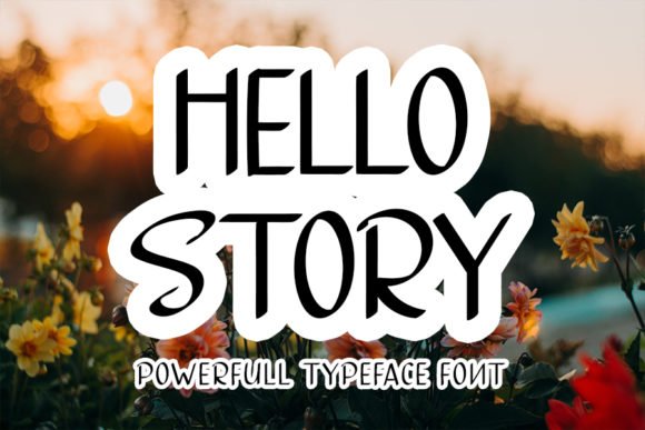 Hello Story Font - Featured Image