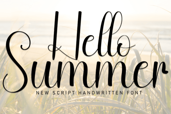 Hello Summer Font - Featured Image