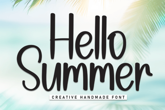 Hello Summer Font - Featured Image