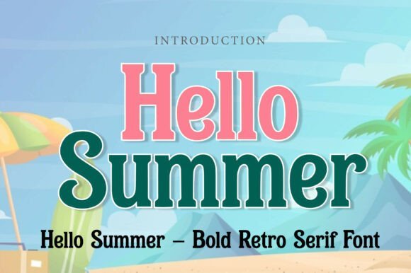 Hello Summer Font - Featured Image