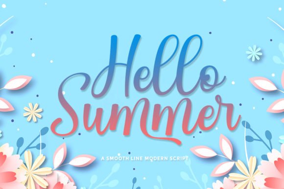 Hello Summer Font - Featured Image