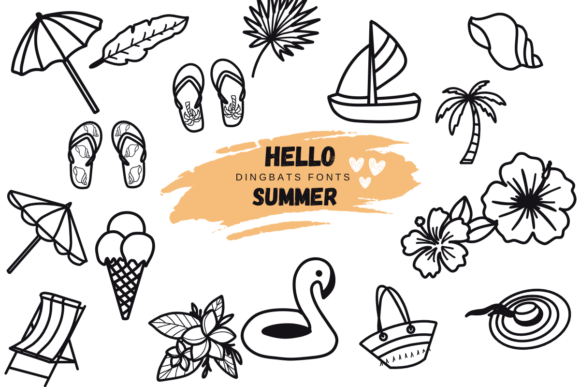 Hello Summer Font - Featured Image